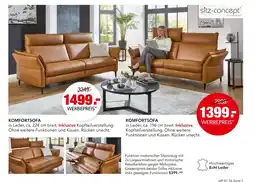 Multipolster Sitz-concept komfortsofa Angebot