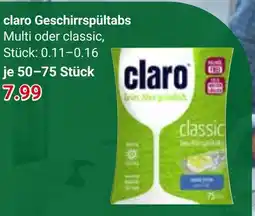 Globus claro Geschirrspültabs Angebot