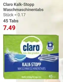 Globus Claro Kalk-Stopp Waschmaschinentabs Angebot