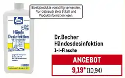METRO Dr.Becher Händesdesinfektion Angebot