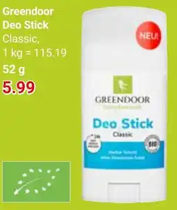 Globus Greendoor Deo Stick Classic Angebot