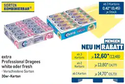 METRO extra Professional Dragees white oder fresh Angebot