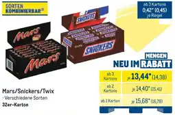 METRO Mars/Snickers/Twix Angebot