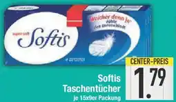 E-Center Softis Taschentücher Angebot