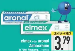 E-Center elmex oder aronal Zahncreme Angebot