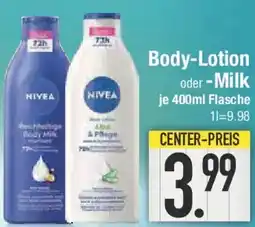 E-Center Body-Lotion oder -Milk Angebot