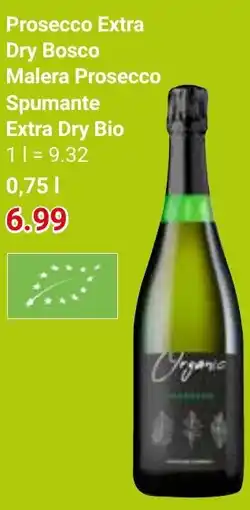Globus Prosecco Extra Dry Bosco Malera Prosecco Spumante Extra Dry Bio Angebot