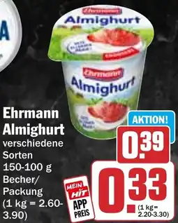 HIT Ehrmann Almighurt Angebot