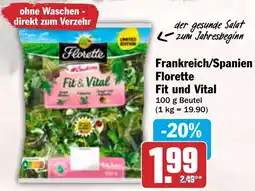 HIT Frankreich/Spanien Florette Fit und Vital Angebot