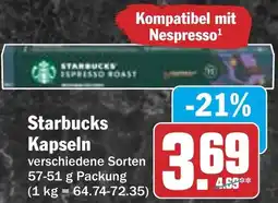 HIT Starbucks Kapseln Angebot