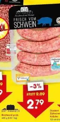 Netto Marken-Discount Bratwurst grob Angebot