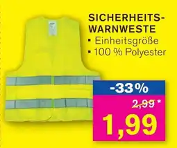 KODi SICHERHEITS- WARNWESTE Angebot