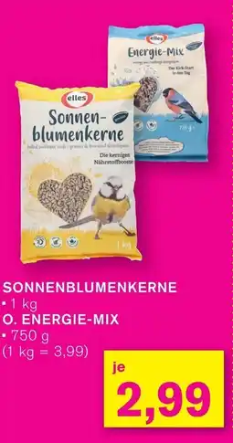 KODi elles SONNENBLUMENKERNE O. ENERGIE-MIX Angebot