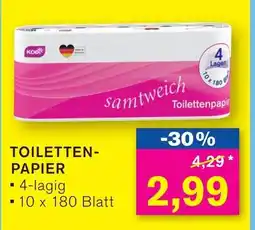 KODi TOILETTEN- PAPIER Angebot