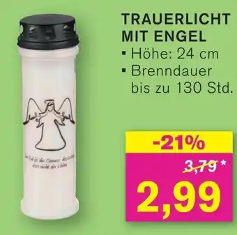 KODi TRAUERLICHT MIT ENGEL Angebot