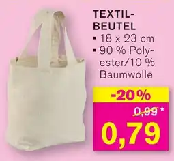 KODi TEXTIL- BEUTEL Angebot