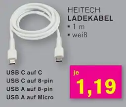 KODi HEITECH LADEKABEL 1m Angebot