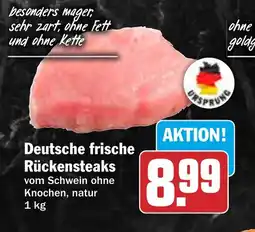 HIT Deutsche frische Rückensteaks Angebot