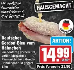 HIT Deutsches Cordon Bleu vom Hähnchen Angebot