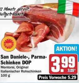 HIT San Daniele-, Parma- Schinken DOP Angebot