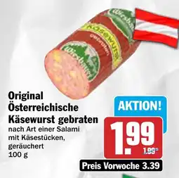 HIT Original Österreichische Käsewurst gebraten Angebot