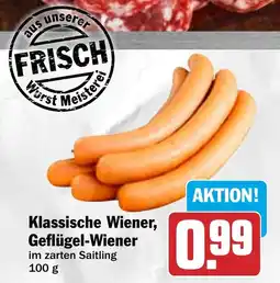 HIT Klassische Wiener, Geflügel-Wiener Angebot