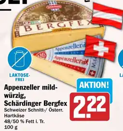HIT Appenzeller mildwürzig, Schärdinger Bergfex Angebot