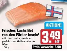 HIT Frisches Lachsfilet von den Färöer Inseln Angebot