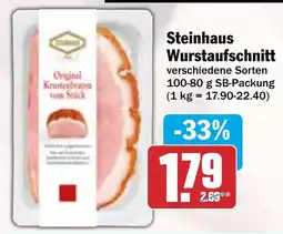 HIT Steinhaus Wurstaufschnitt Angebot