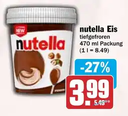HIT nutella Eis Angebot