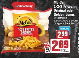 HIT Mc Cain 1-2-3 Frites Original oder Golden Longs Angebot