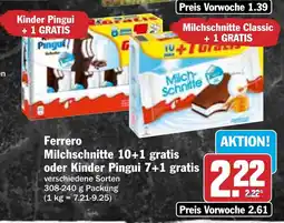 HIT Ferrero Milchschnitte Angebot