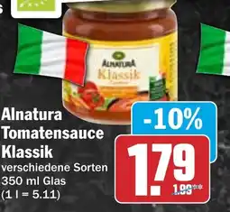 HIT Alnatura Tomatensauce Klassik Angebot