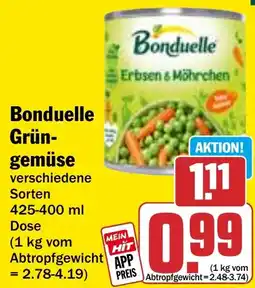 HIT Bonduelle Grüngemüse Angebot
