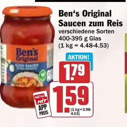 HIT Ben's Original Saucen zum Reis Angebot
