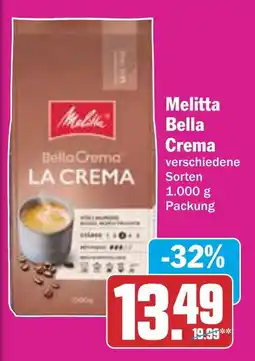 HIT Melitta Bella Crema Angebot