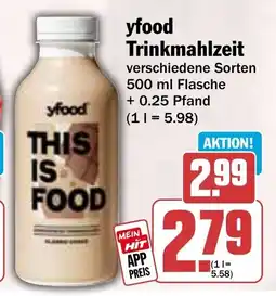 HIT yfood Trinkmahlzeit Angebot