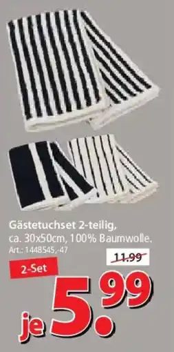 Zurbrüggen Dieter Knoll Gästetuchset 2-teilig, Angebot