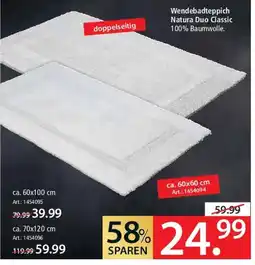 Zurbrüggen Wendebadteppich Natura Duo Classic Angebot