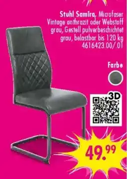 Möbel Boss Stuhl Samira, Microfaser Angebot