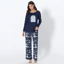 NKD Damen-Schlafanzug mit Astro-Design Angebot
