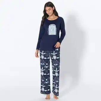 NKD Damen-Schlafanzug mit Astro-Design Angebot