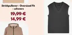 Takko Fashion Strickpullover - Oversized Fit - schwarz Angebot