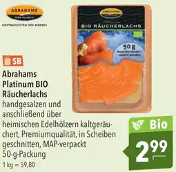 CITTI Markt Abrahams Platinum BIO Räucherlachs Angebot