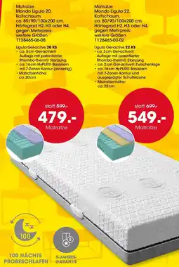 Möbel Martin Matratze Angebot