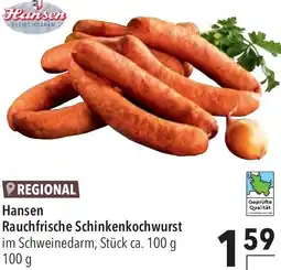CITTI Markt Hansen Rauchfrische Schinkenkochwurst Angebot