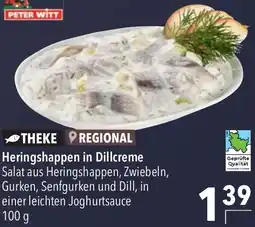 CITTI Markt PETER WITT Heringshappen in Dillcreme Angebot