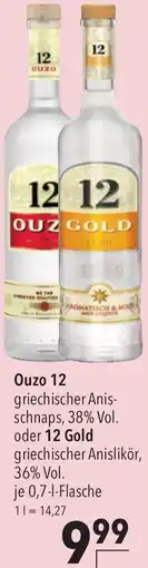 CITTI Markt Ouzo 12 oder 12 Gold Angebot
