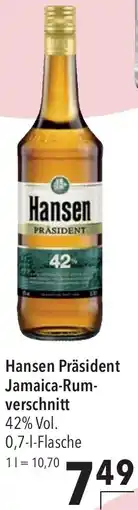 CITTI Markt Hansen Präsident Jamaica-Rumverschnitt Angebot