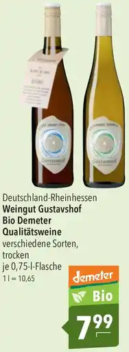 CITTI Markt Weingut Gustavshof Bio Demeter Qualitätsweine Angebot
